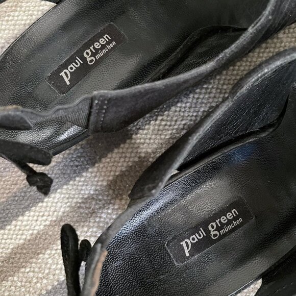 Paul Green Suede Cutout Trisha Slingback Sandal 7 - Picture 7 of 8